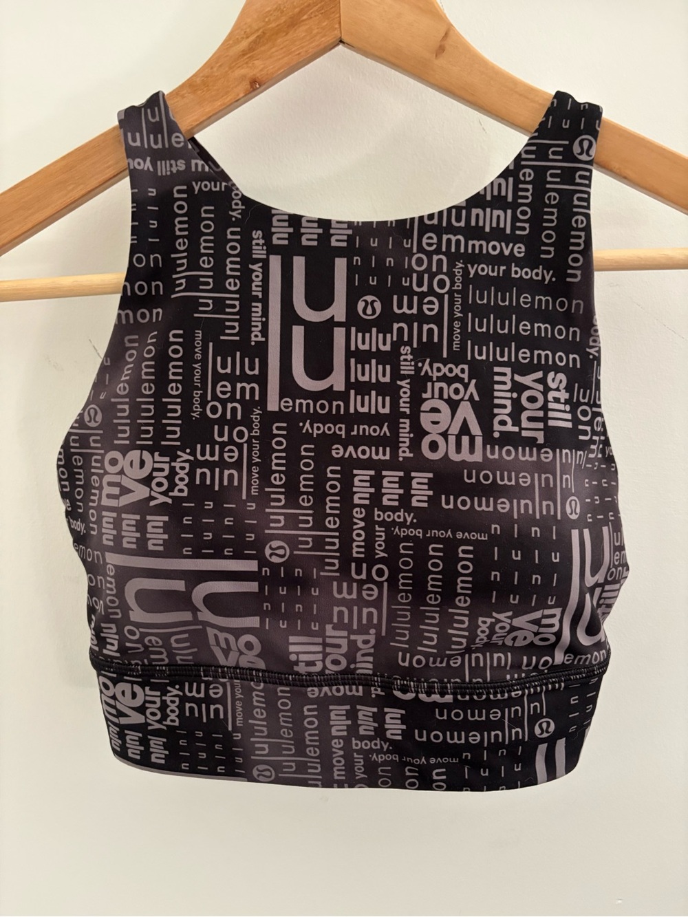 lululemon Energy High-Neck Longline Bra Multiprint